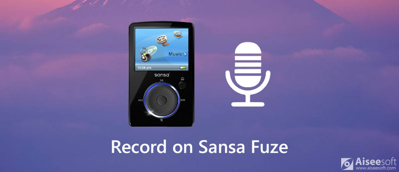 Record Voice Recordings on Sansa Fuze