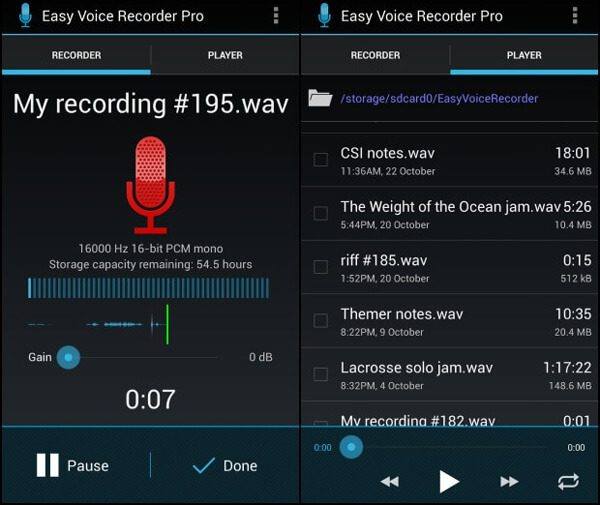 simple recorder app vice to text