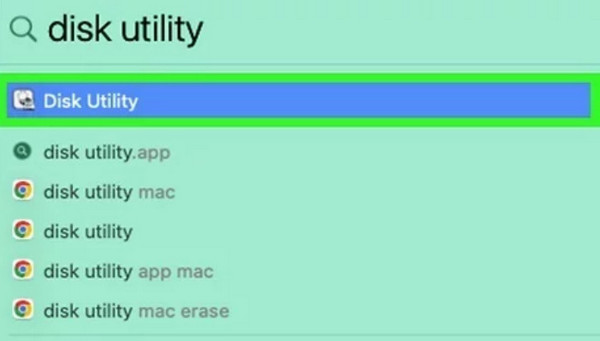 Open The Disk Utility