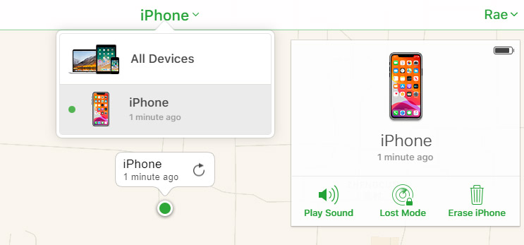 apple id find my iphone
