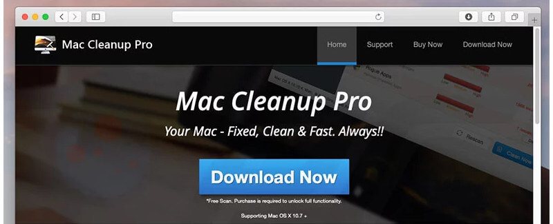 advanced mac cleaner pop up virus