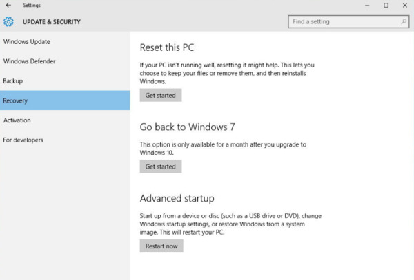how to save a folder when you factory reset your pc
