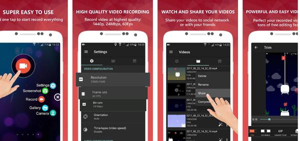 will az screen recorder show snapchat notifications