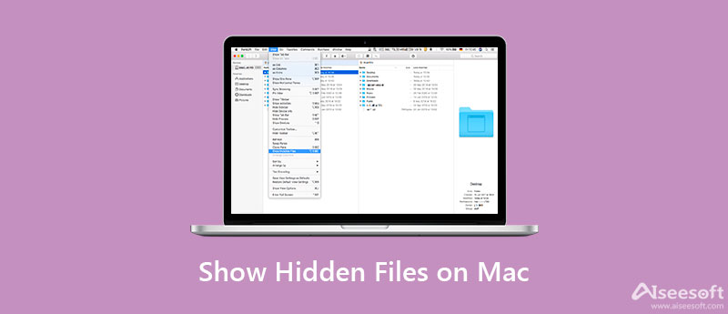 how to make files hidden on mac
