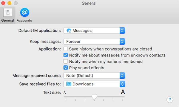 how to turn sound notifications off for messages on a mac