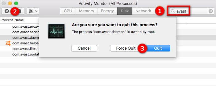 uninstall avast for mac passwords but keep avast itself