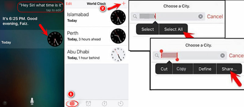 Change Your World Clock Location