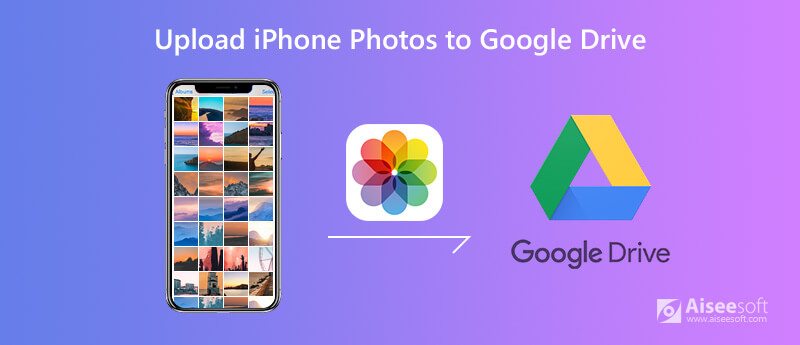 how to upload photos from iphone to google drive