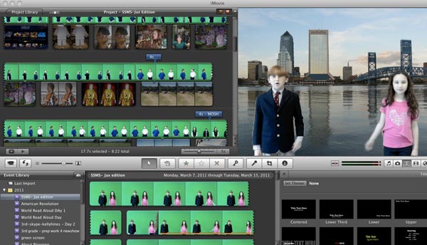 how to use green screen with imovie