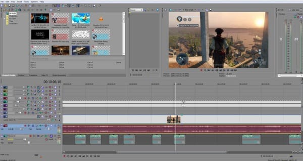 how to crop a video sony vegas 13