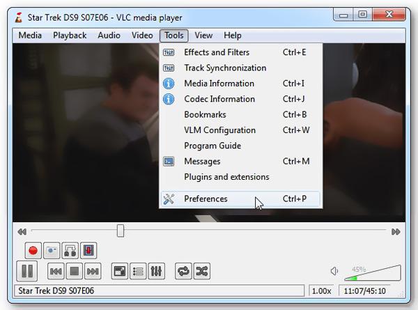 VLC Preferences