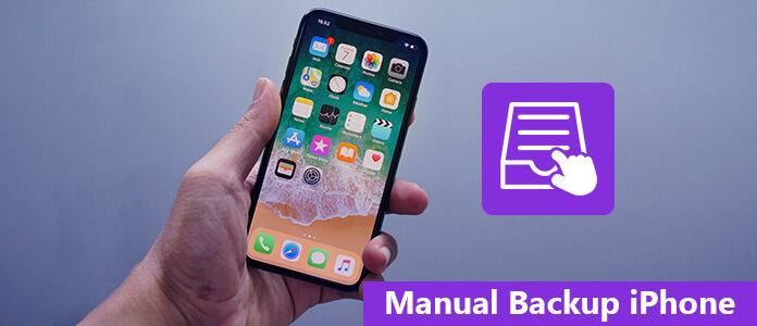 manual iphone backup