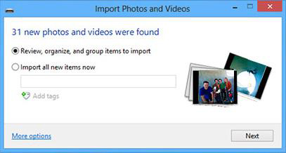 importing photos from iphone to pc
