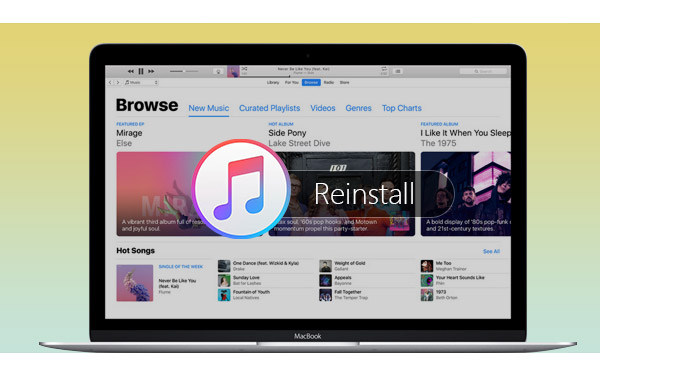 how to remove and reinstall itunes