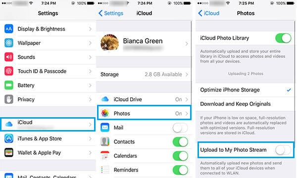 Automatically Back up Photos to iCloud on iPhone