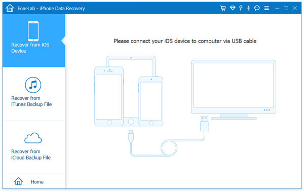 Запустите iOS Восстановление данных