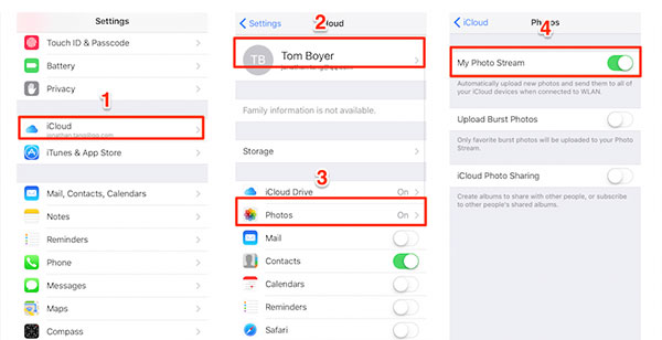 how do i view my icloud photos online