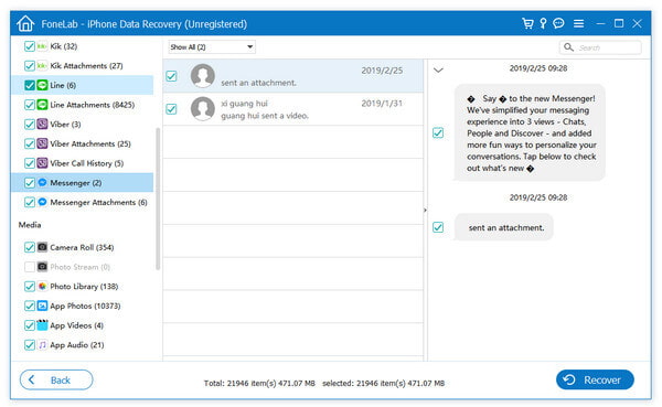facebook messages recovery tool 1.5 virus