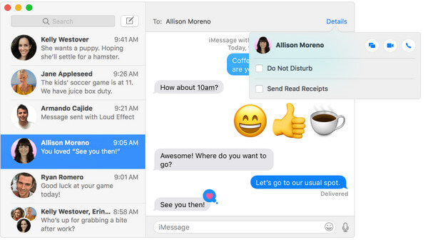 how to link imessages from iphone to mac