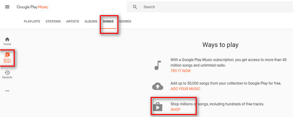 Musik bei Google Play einkaufen