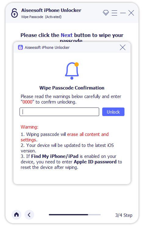 Aiseesoft iPhone Unlocker 2.0.12 instal the new version for iphone