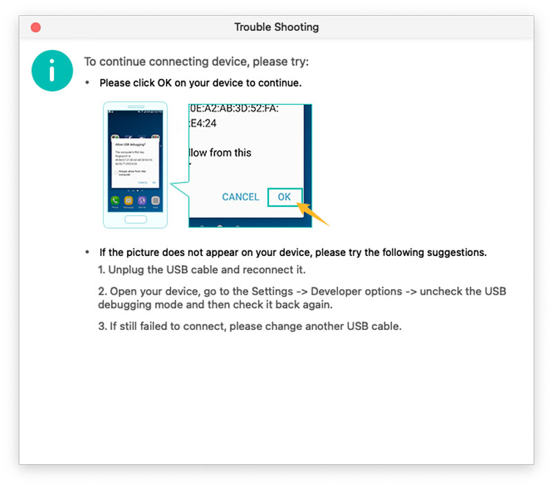 Debug USB