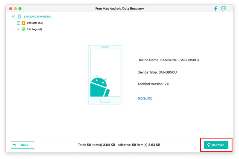 Aiseesoft free mac android data recovery tools