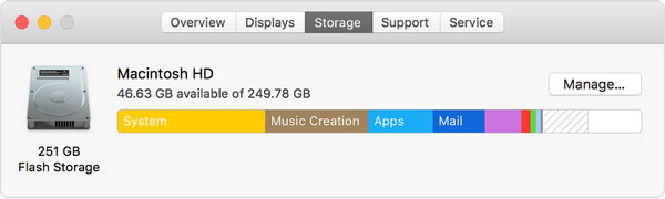 how to clear up space on startup disc mac