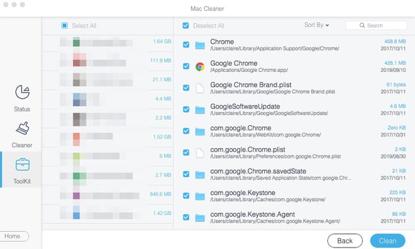 clean uninstall google chrome mac