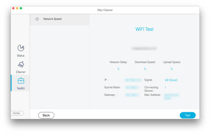 wifi speed test mac