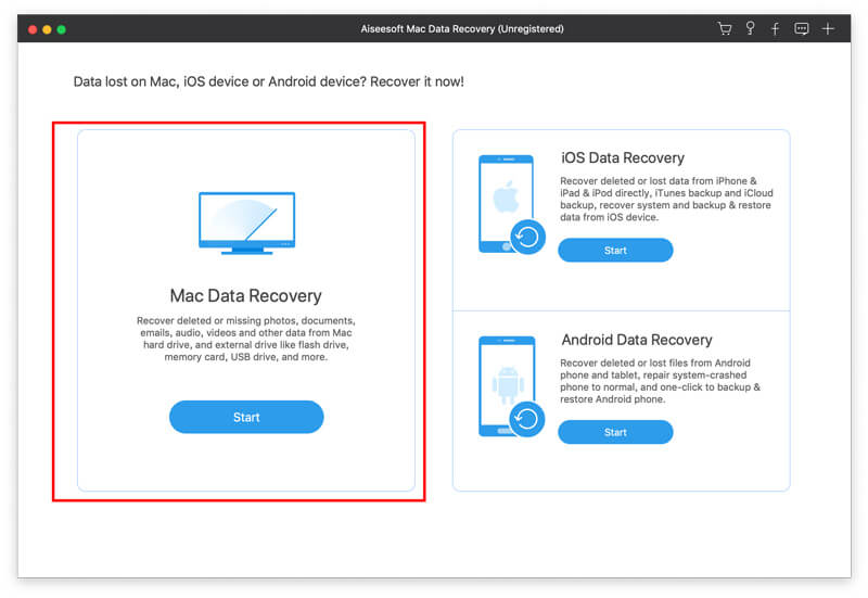aiseesoft data recovery mac