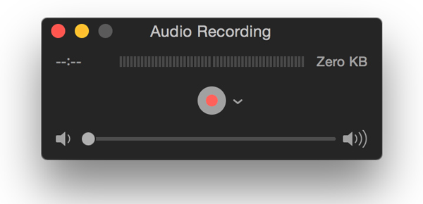 record audio and video on mac
