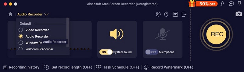 Choose Audio Recorder Mac
