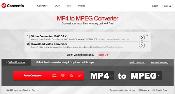 mp4 to mpeg for mac
