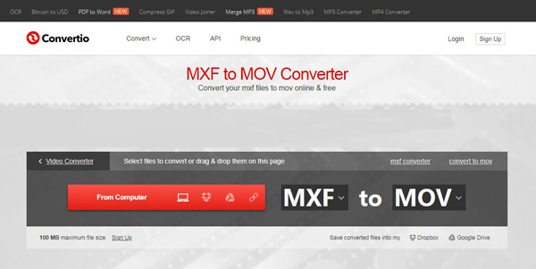 mxf to prores mpeg streamclip