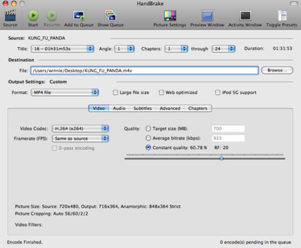 Handbrake video converter for mac