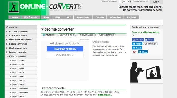 Online Converter - Convert Video, Audio, Image, PDF - free