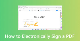 Electronically Sign A PDF