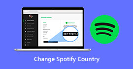 更改Spotify国家/地区