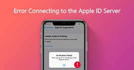 连接到Apple ID服务器时出错