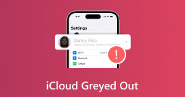 iCloud Greyed Out