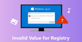 Invalid Value For Registry