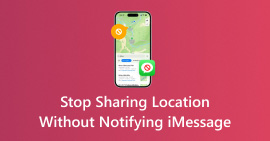 Stop Sharing Location Without Notifying iMessage