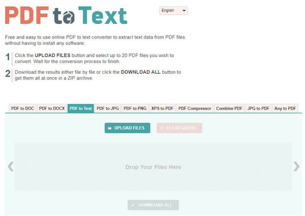 downlad convert pdf to text