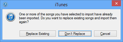 Replace iTunes Music
