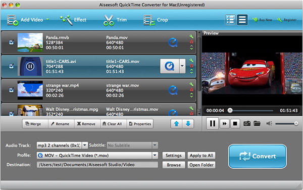 Quicktime movie to mp4 converter