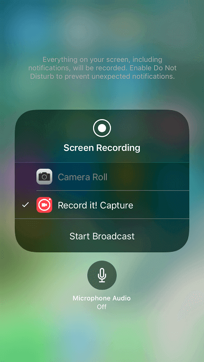 record it now app iphond