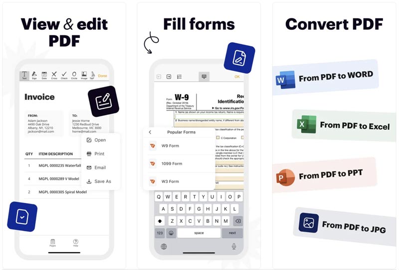 Pdffiller Pdf Document Editor App