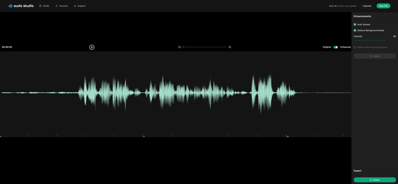 Audio Studio 修复音频增强质量