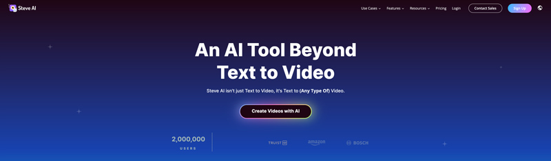 Ai Cartoon Video Generator Steve Ai